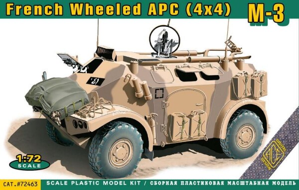 1/72 M-3 VTT French Wheeled Armoured Personnel Carrier (4x4)
