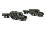 1/76 LWB Land Rover (Hard Top) & Trailer