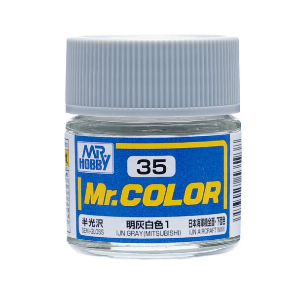 C35 Mr. Color IJN Gray (Mitsubishi) / grau seidenmatt 10 ml