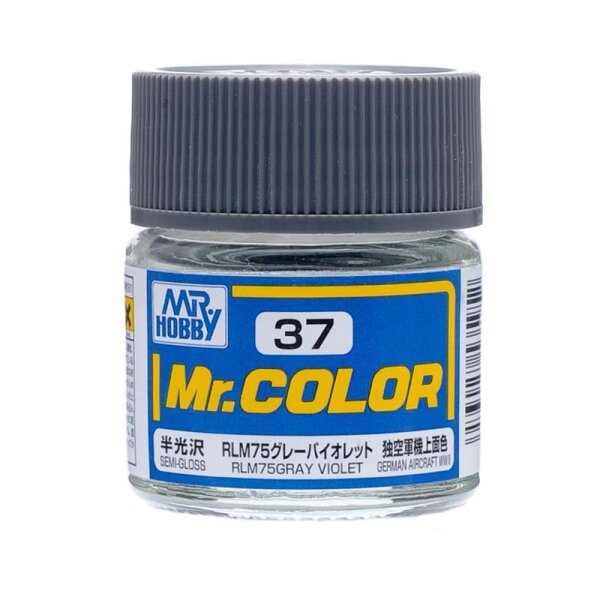C37 Mr. Color RLM75 Gray Violet semi-gloss / Grauviolett seidenmatt 10 ml