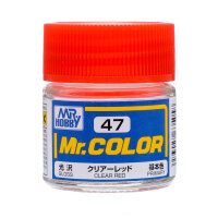 C47 Mr. Color Clear Red  / Rot transparent 10 ml