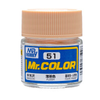C51 Mr. Color Flesh semi-gloss / Hautfarbe seidenmatt 10 ml