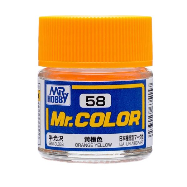 C58 Mr. Color Orange Yellow / Gelborange seidenmatt 10 ml