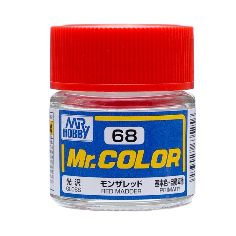 Mr. Hobby C-068 Mr. Color Madder Red / Krapprot glänzend 10 ml