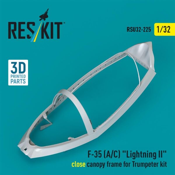 1/32 F-35A/F-35C Lightning II close canopy frame (Trumpeter)