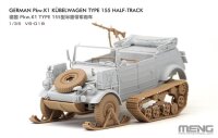 1/35 German Pkw.K1 Kübelwagen Type 155 Half-Track
