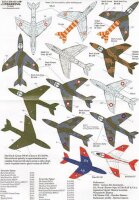 1/72 Hawker Hunter T.7 Two Seaters (20)