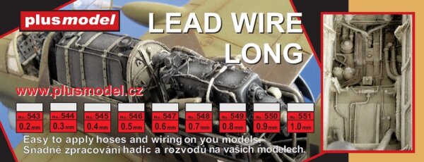 Bleiband 0,6 mm x 240 mm (Lead Wire Long)