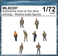 1/72 Submarine Crew on the Deck arriving