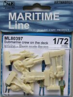 1/72 Submarine Crew on the Deck arriving