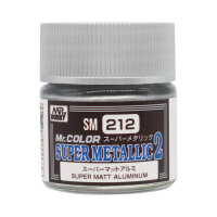 Mr. Color Super Metallic 2 - Super Matt Aluminium 10 ml