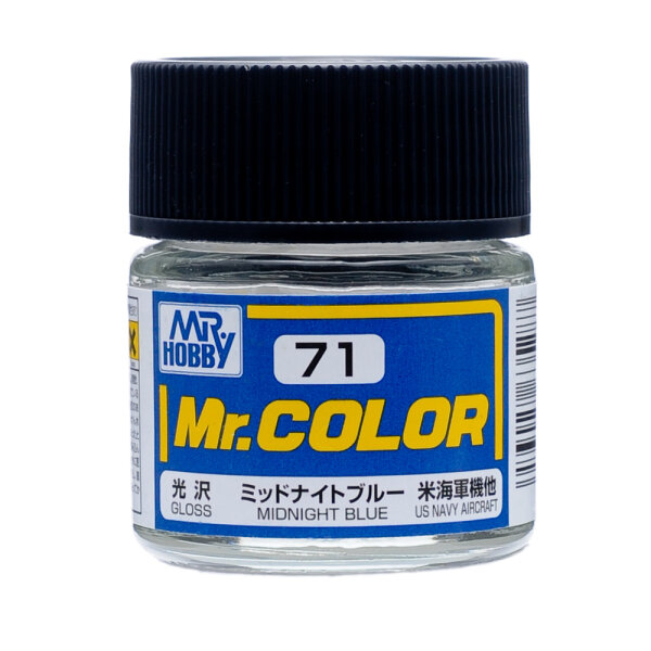 C71 Mr. Color Midnight Blue gloss / Mitternachtsblau glänzend 10 ml