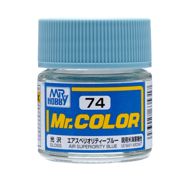 C74 Mr. Color Air Superiority Blue / Luftwaffenblau glänzend 10 ml