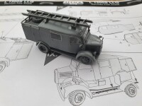 1/72 Mercedes-Benz L1500S LLG German Fire Truck