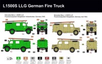 1/72 Mercedes-Benz L1500S LLG German Fire Truck