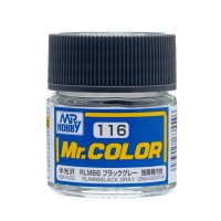 C116 Mr. Color RLM66 Black Gray semi-gloss / Schwarzgrau...
