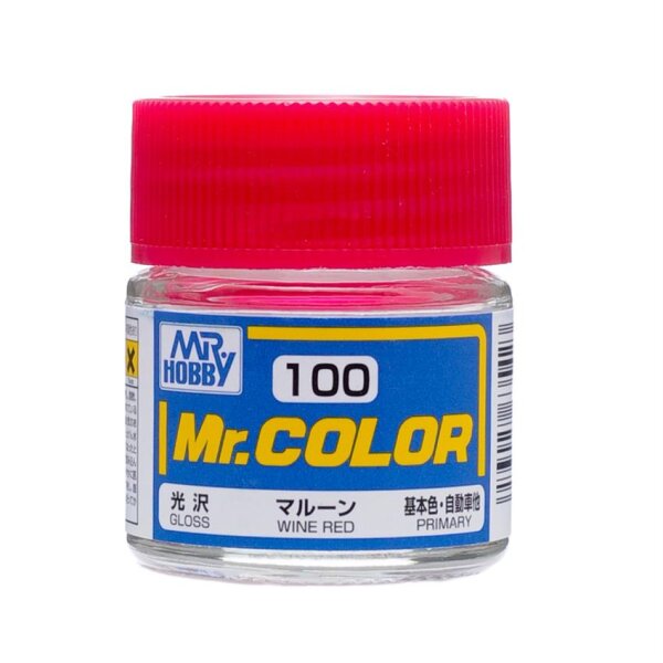 C100 Mr. Color Wine Red / Weinrot glänzend 10ml