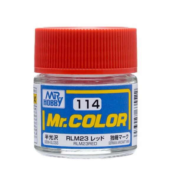 C114 Mr. Color RLM23 Red semi-gloss / Rot RLM 23 seidenmatt 10 ml