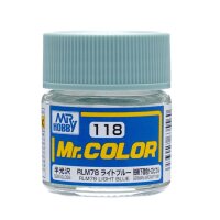 C118 Mr. Color RLM78 Light Blue semi-gloss / Hellblau RLM...