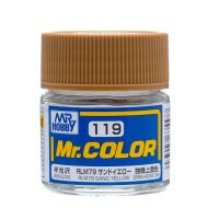 C119 Mr. Color RLM79 Sand Yellow semi-gloss / Sandgelb...
