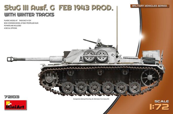 1/72 StuG III Ausf. G Februar 1943 Prod. with Winter Tracks