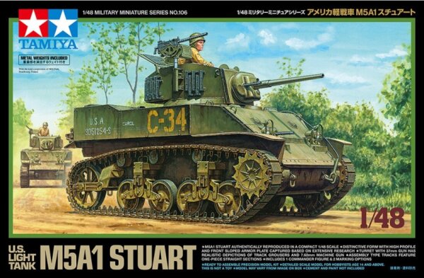 1/48 U.S. Light TankM5A1 Stuart