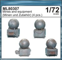 1/72 Mines and Equipment (Minen und Zubehör) 4 pcs.