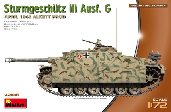 1/72 StuG III Ausf. G April 1943 Alkett Prod.