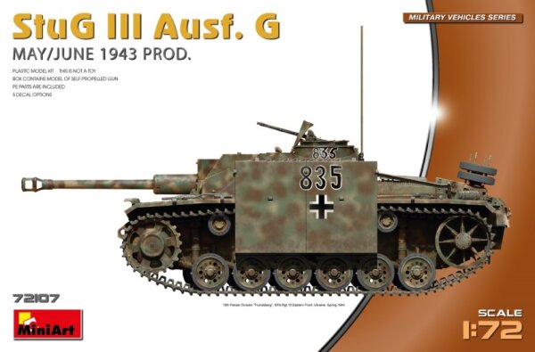 1/72 StuG III Ausf. G May/June 1943 Prod.