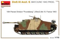 1/72 StuG III Ausf. G May/June 1943 Prod.