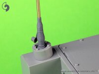 1/16 Antenna Comrod VHF3088VM - used on Leopard 2 A7V and other vehicles (2pcs) - STRAIGHT version