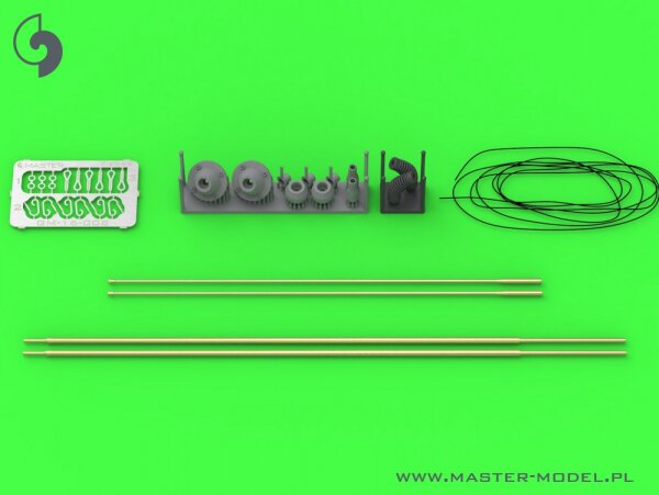 1/16 Antenna Comrod VHF3088VM - used on Leopard 2 A7V and other vehicles (2pcs) - Tilted Version