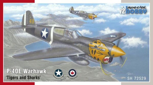 1/72 Curtiss P-40E Warhawk "Tigers and Sharks"