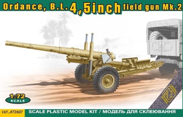 1/72 Ordance BL 4,5-inch Field Gun Mk.2