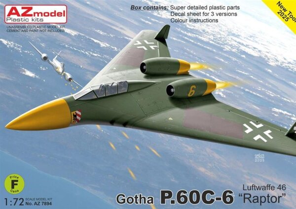 1/72 Gotha P.60C-6 "Raptor" - Luftwaffe 46