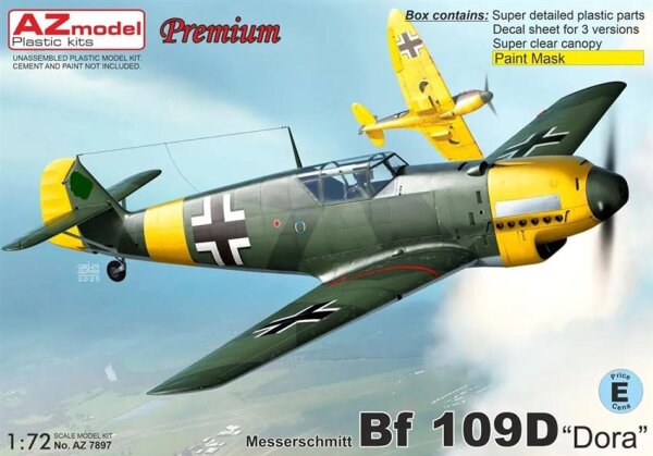 1/72 Messerschmitt Bf-109D "Dora" - Premium Edition