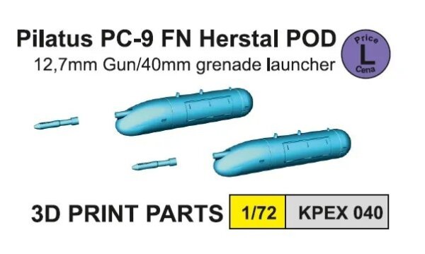 1/72 Pilatus PC-9 FN Herstal POD
