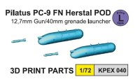 1/72 Pilatus PC-9 FN Herstal POD