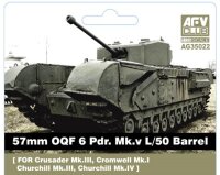 57mm OQF 6 Pdr. Mk. V; L750 metal barrel