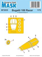 1/72 Bugatti 100 Racer Paint Mask for Special Hobby Kit