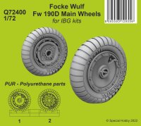 1/72 Focke-Wulf Fw-190D-9 Main Wheels for IBG