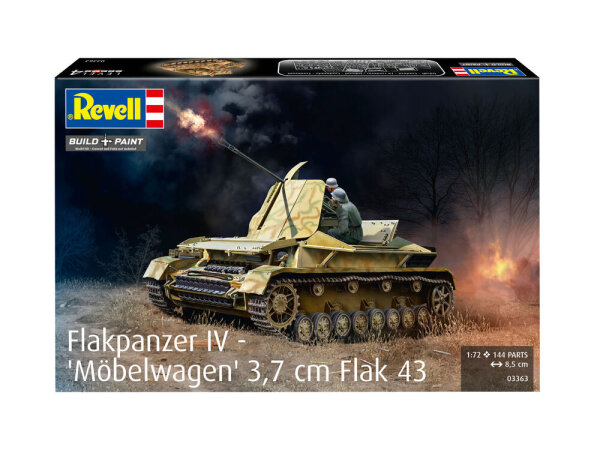 1/72 Flakpanzer IV - Möbelwagen 3,7 cm Flak 43