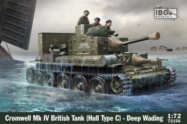 1/72 Cromwell Mk.IV British Tank (Hull Type C) Deep Wading