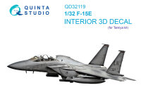 1/32 F-15E Eagle Interior 3D-Decals for Tamiya