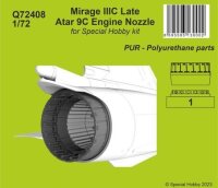 1/72 Mirage IIIC late - Atar 9C Engine Nozzle for Special...