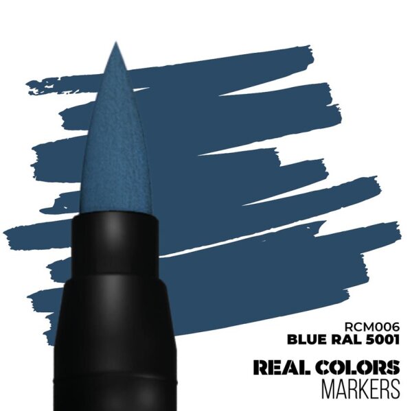 RCM006 - Blue RAL 5001 - Real Colors Marker