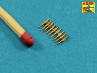 1/16 7,92 mm Amunition for German MG34 Machine Gun x 25 pcs.
