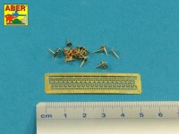 1/16 7,92 mm Amunition for German MG34 Machine Gun x 25 pcs.