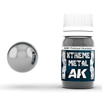 AK481 Xtreme Metal Polished Aluminium 30 ml