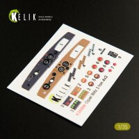 Opel Blitz 3ton 4x2 interior 3D Decals for Tamiya